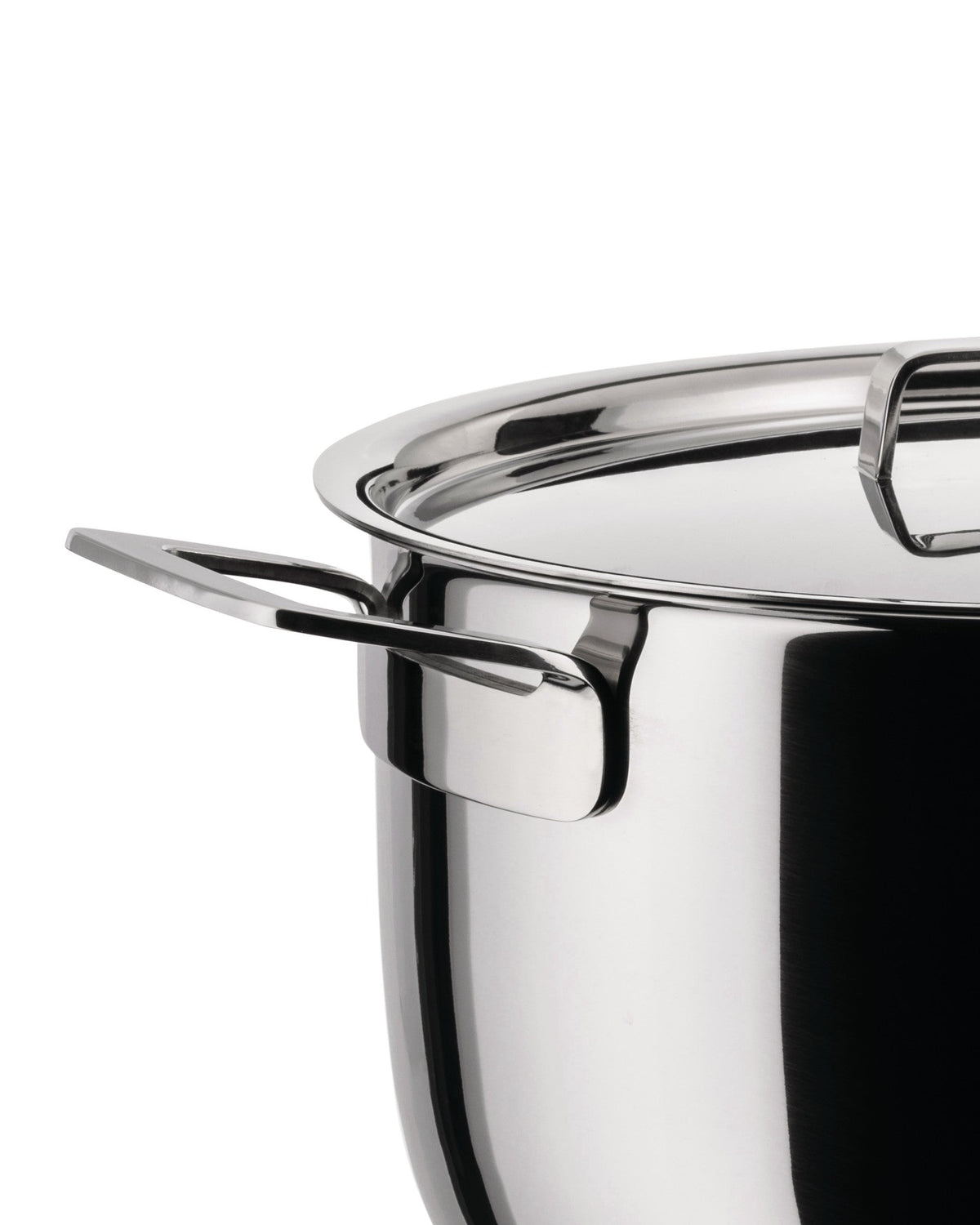 Pots&Pans Casserole With Two Handles Stainless Steel | ALESSI