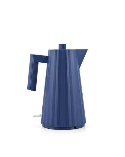 Plissé: Blue Electric Kettle By Michele De Lucchi | ALESSI