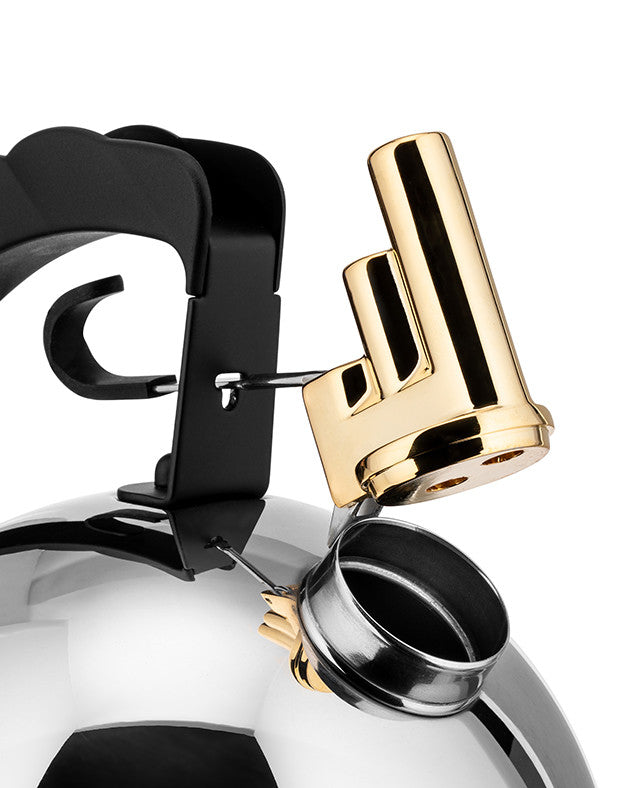 9091 Induction Kettle With Whistle By Richard Sapper | ALESSI