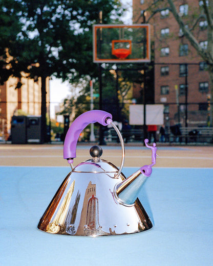 3909 Kettle In Stainless Steel By Michael Graves and Virgil Abloh | ALESSI