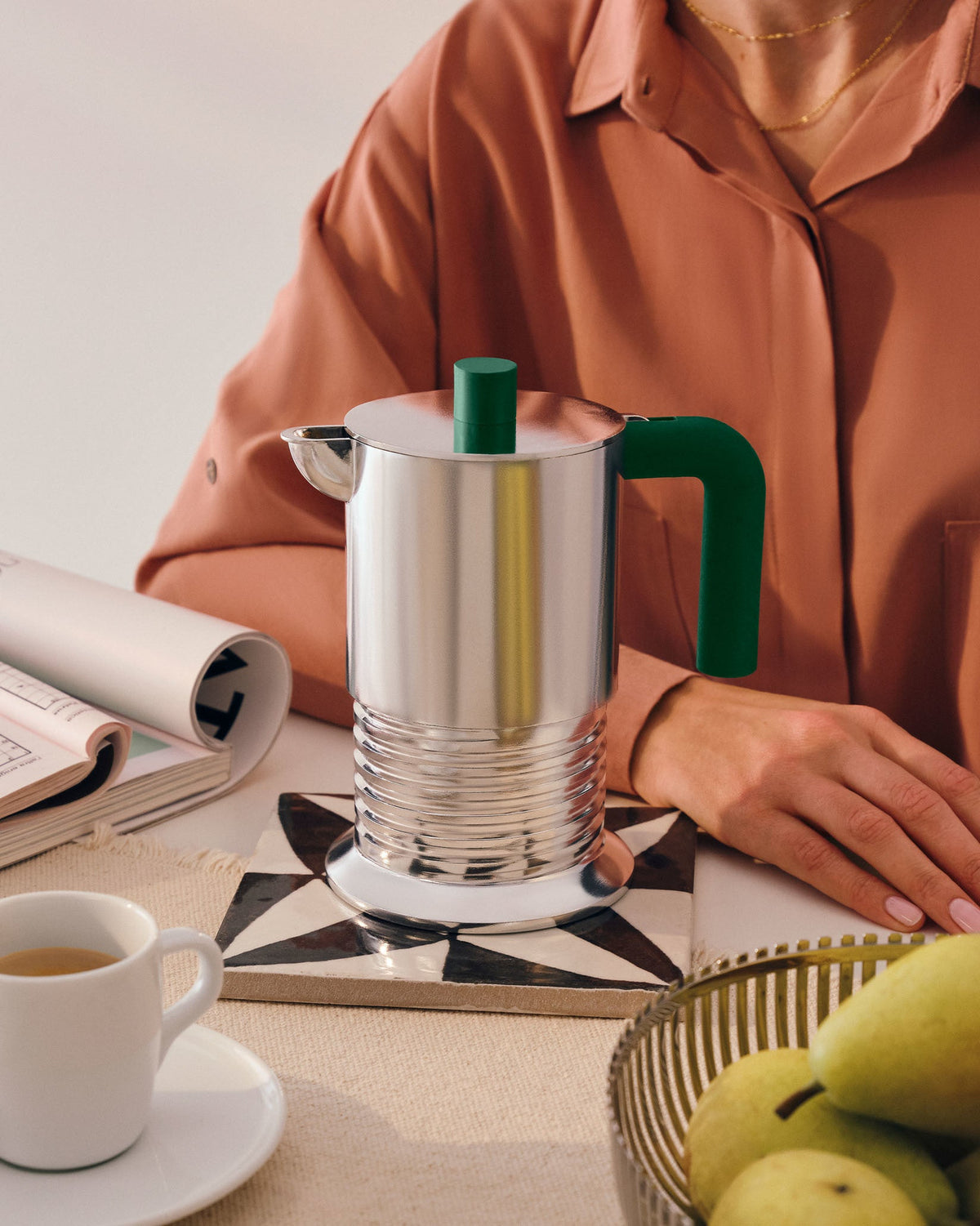 Vite: Espresso Coffee Maker aluminium By Philippe Malouin | ALESSI