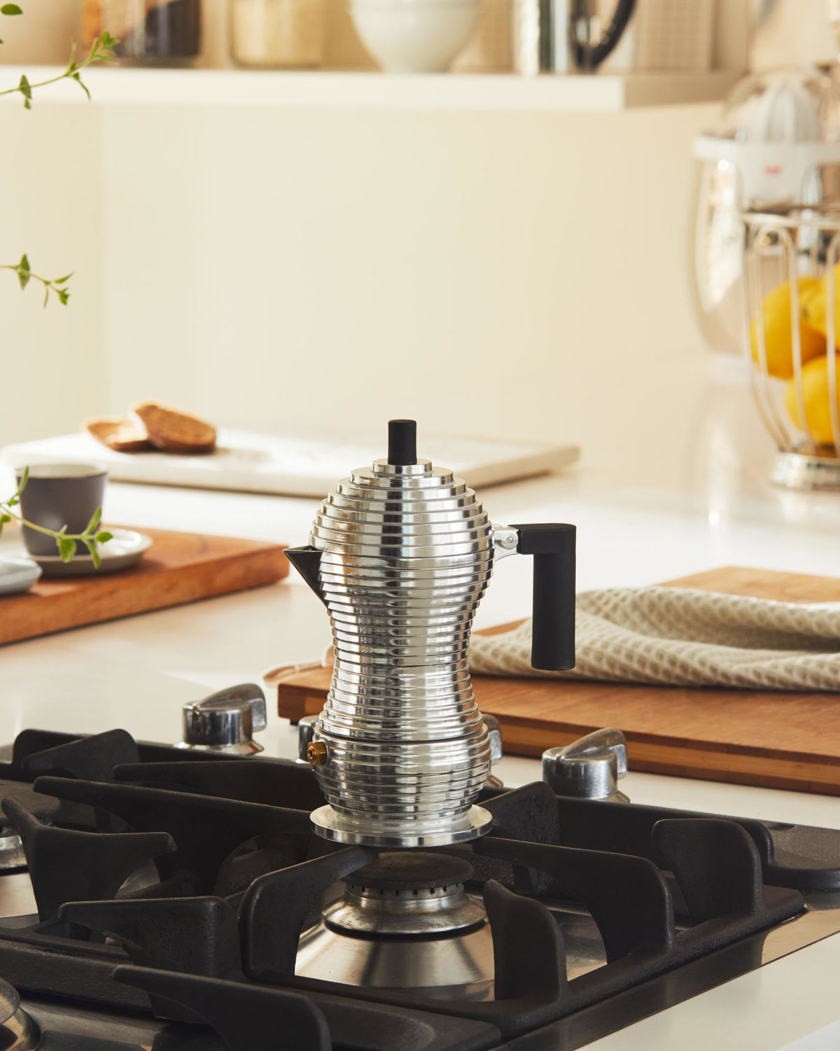 Pulcina: Espresso coffee maker Induction | ALESSI
