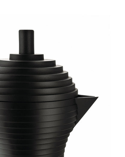 Pulcina Black Espresso Coffee Maker By Michele De Lucchi | ALESSI