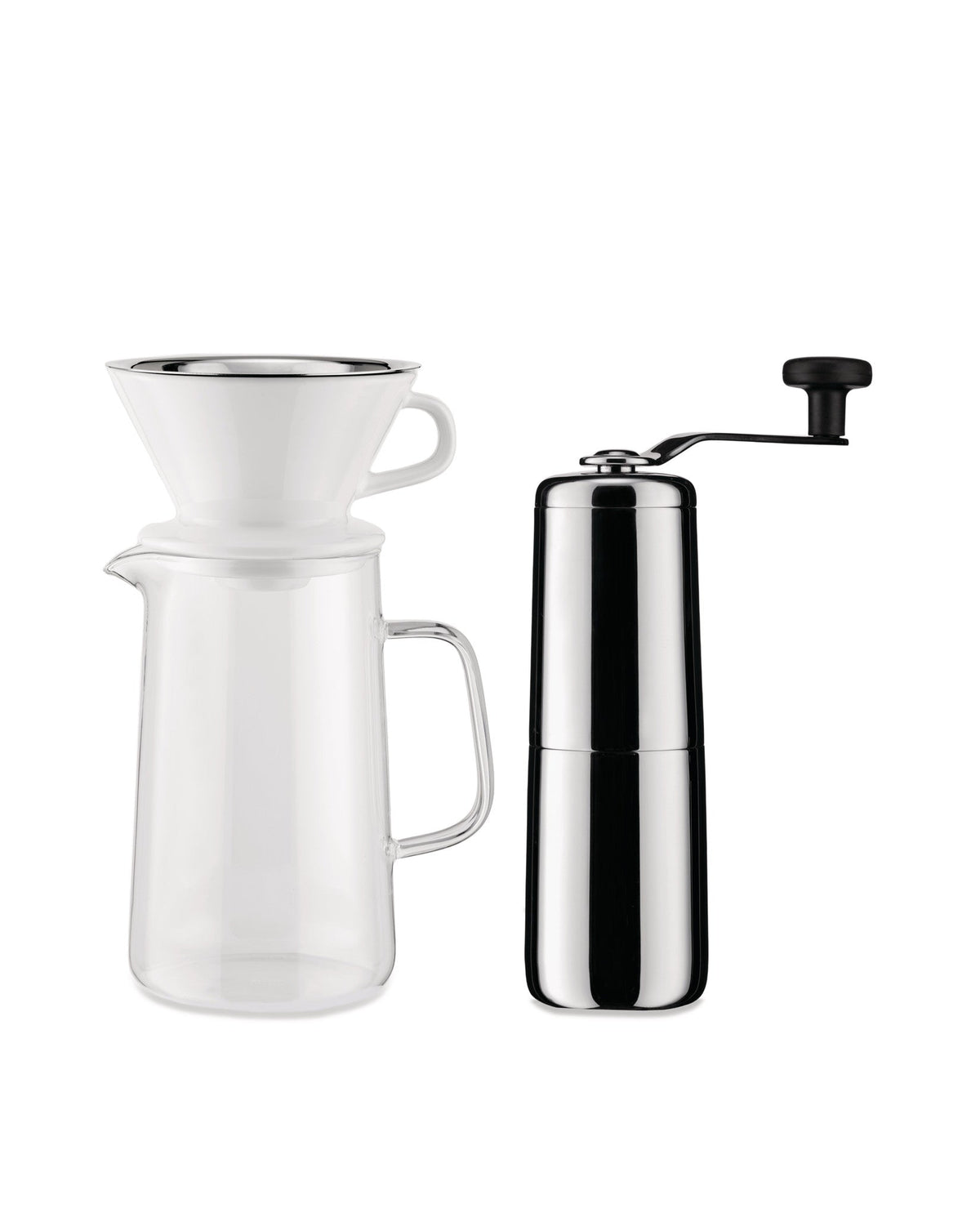 Slow coffee: Set for Slow coffee and grinder | ALESSI
