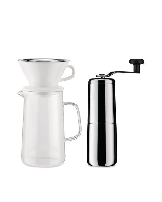 Slow coffee: Set for Slow coffee and grinder | ALESSI