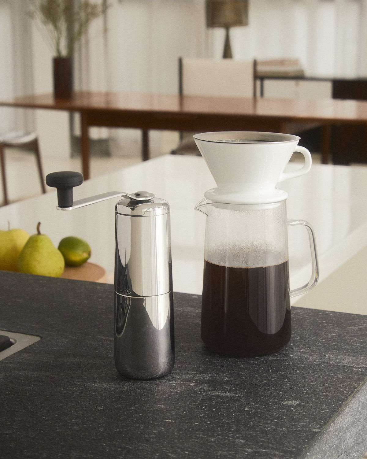 Slow coffee: Set for Slow coffee and grinder | ALESSI