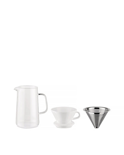 Slow coffee: Set for Slow coffee and grinder | ALESSI