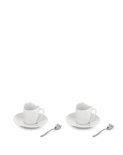 To: 2 Mocha Cups, Saucers & Spoons By Miriam Mirri | ALESSI