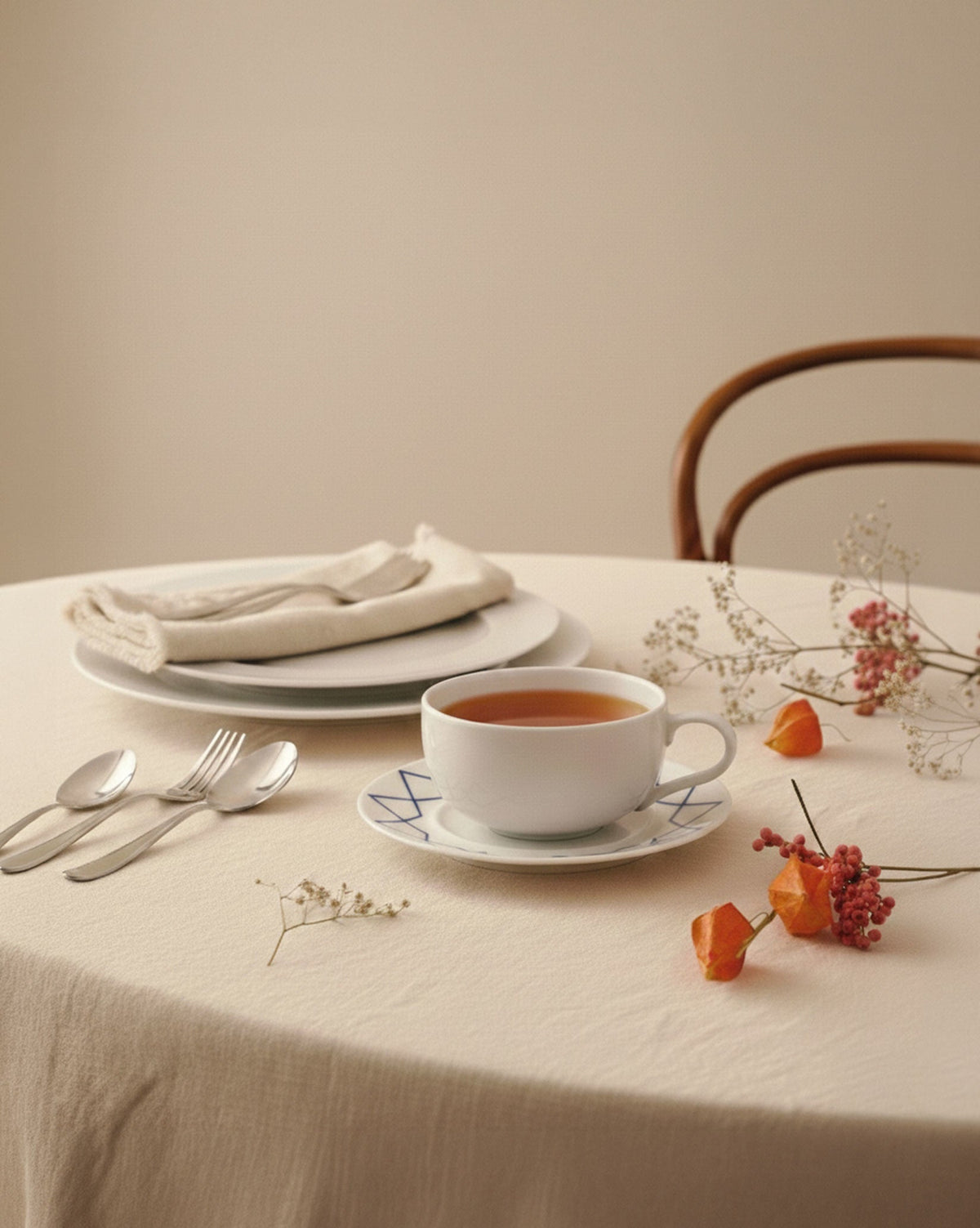 La Bella Tavola - My Beautiful China: Saucer For Tea and Coffee Cup | ALESSI