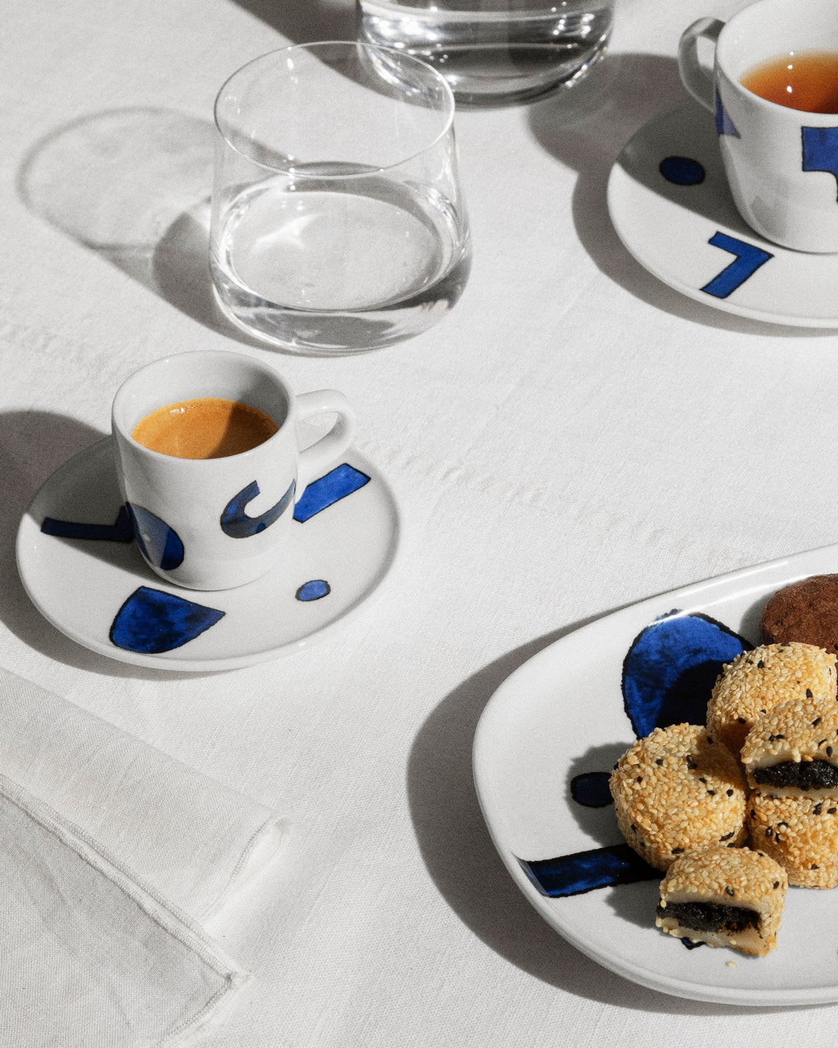 Itsumo: Yunoki ware Set of mocha cup with saucer | ALESSI