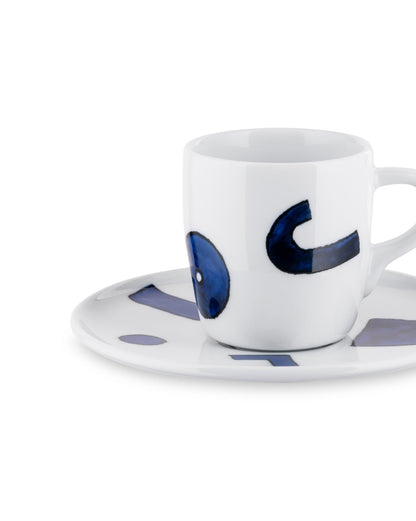 Itsumo: Yunoki ware Set of mocha cup with saucer | ALESSI
