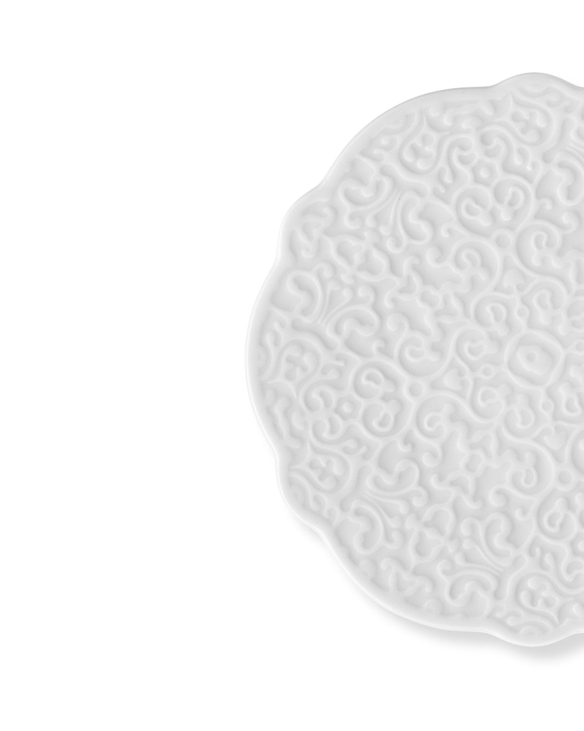 Dressed: Saucer for mocha cup 4 pieces By Marcel Wanders | ALESSI