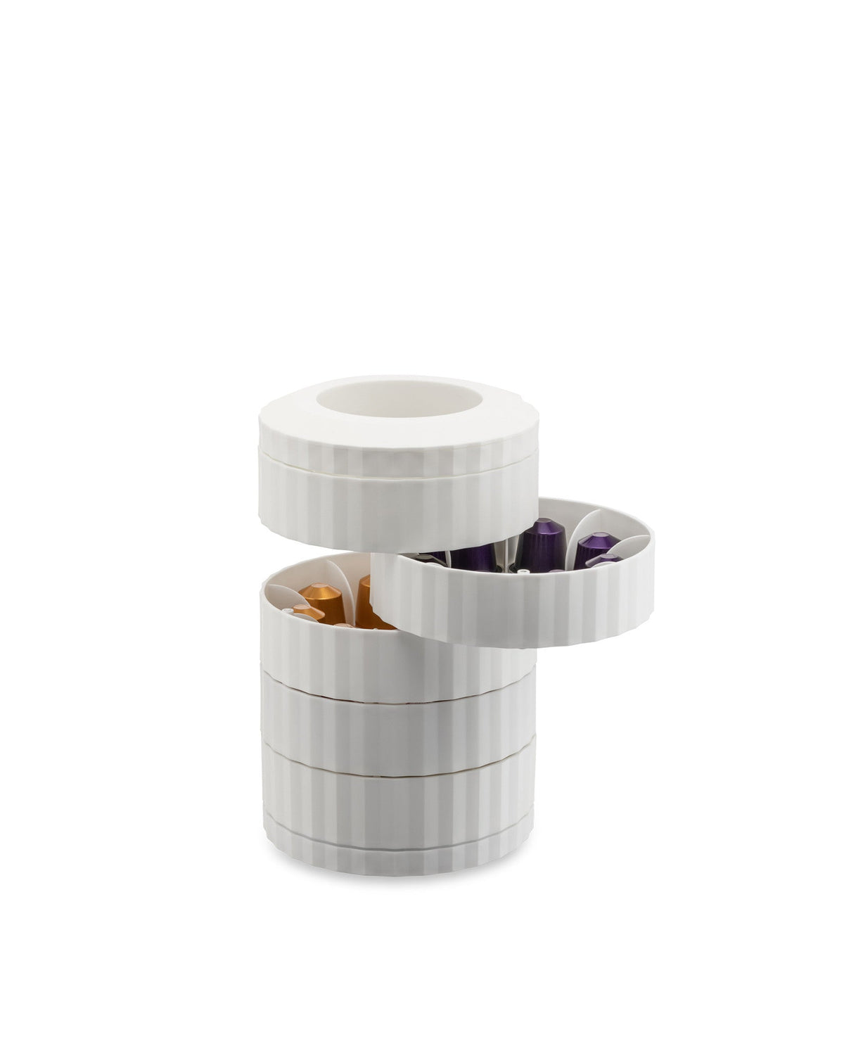 Plissé: Capsule holder by Michele De Lucchi | ALESSI