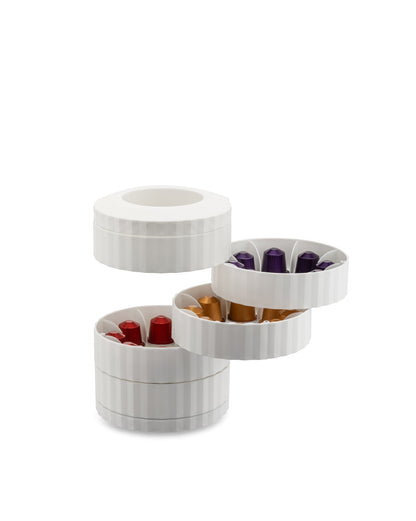 Plissé: Capsule holder by Michele De Lucchi | ALESSI