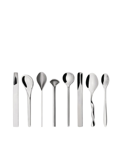 Il Caffè/Tè Alessi Set Of 8 Coffee Spoons | ALESSI