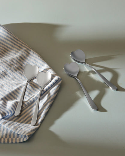 Big Love Set Of 4 Tea Spoons | ALESSI