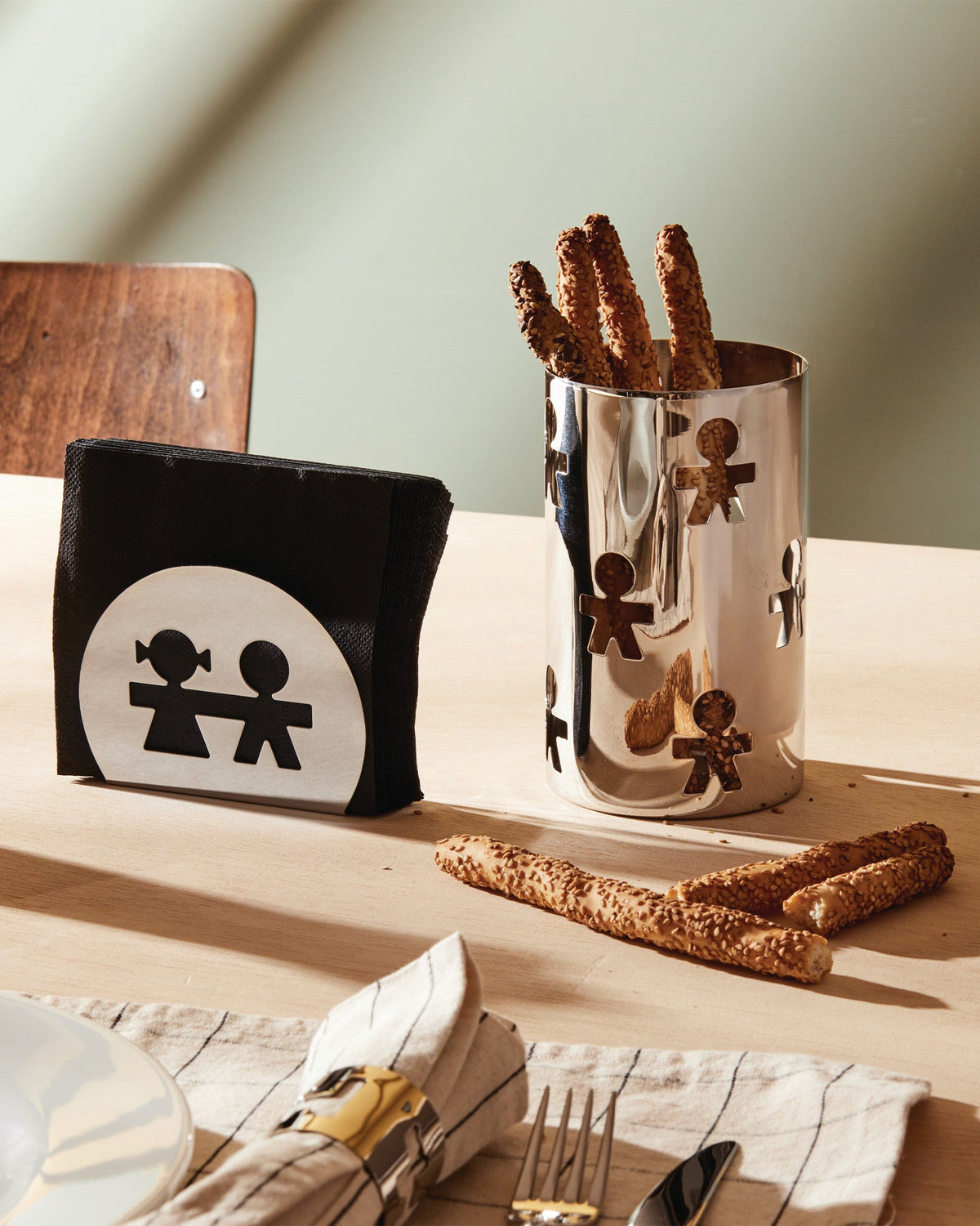 Girotondo: Breadstick holder by King-Kong | ALESSI
