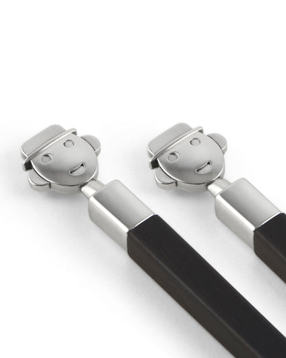 Alessandro Stick: Set of Two Chopsticks By Mendini | ALESSI