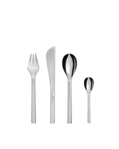 Colombina Collection: 16-Piece Stainless Steel Flatware Set | ALESSI