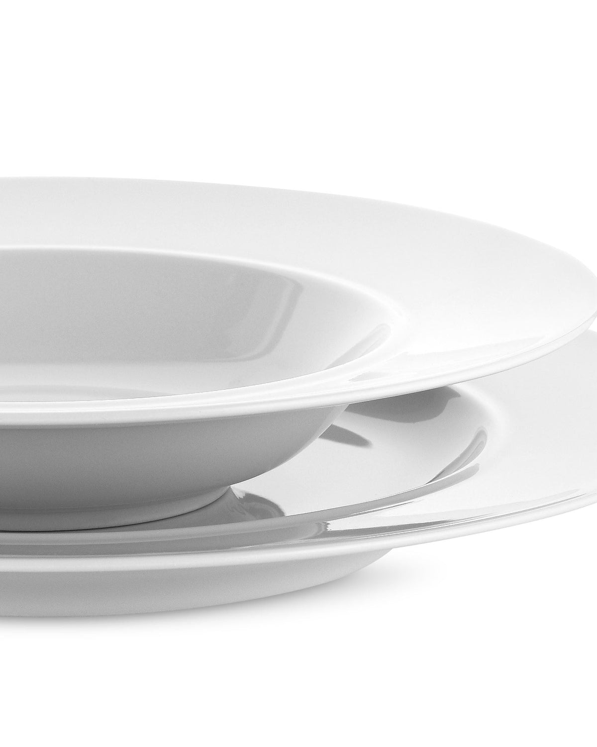 La Bella Tavola: Dinner Plate By Ettore Sottsass - 4 pieces | ALESSI