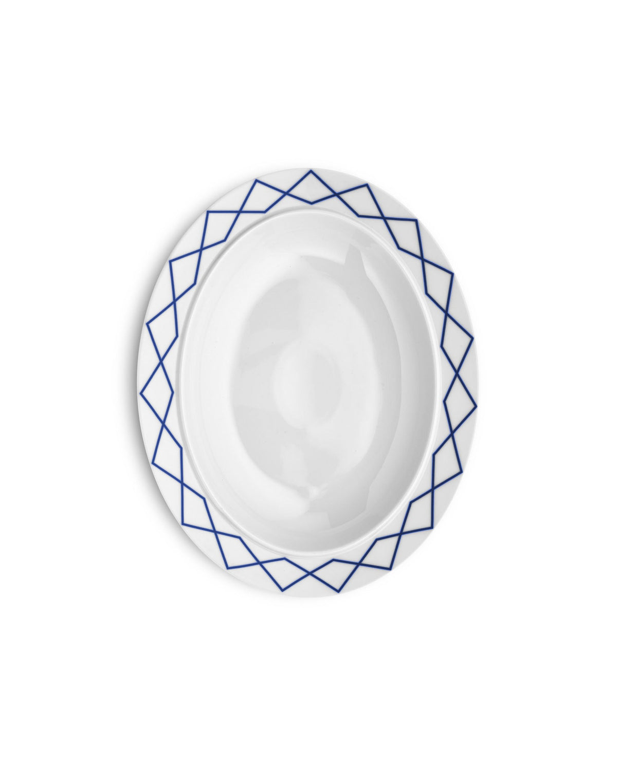 La Bella Tavola - My Beautiful China: Oval Serving Plate | ALESSI