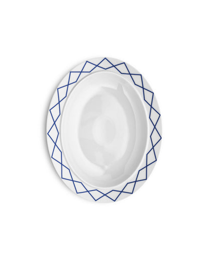 La Bella Tavola - My Beautiful China: Oval Serving Plate | ALESSI