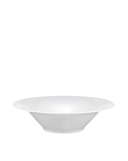 KU: Designer Salad Bowl in White Porcelain | ALESSI