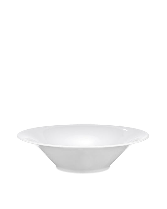 KU: Designer Salad Bowl in White Porcelain | ALESSI