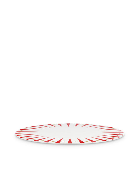 Delight: Christmas panettone porcelain plate | ALESSI