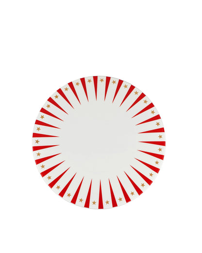 Delight: Christmas panettone porcelain plate | ALESSI