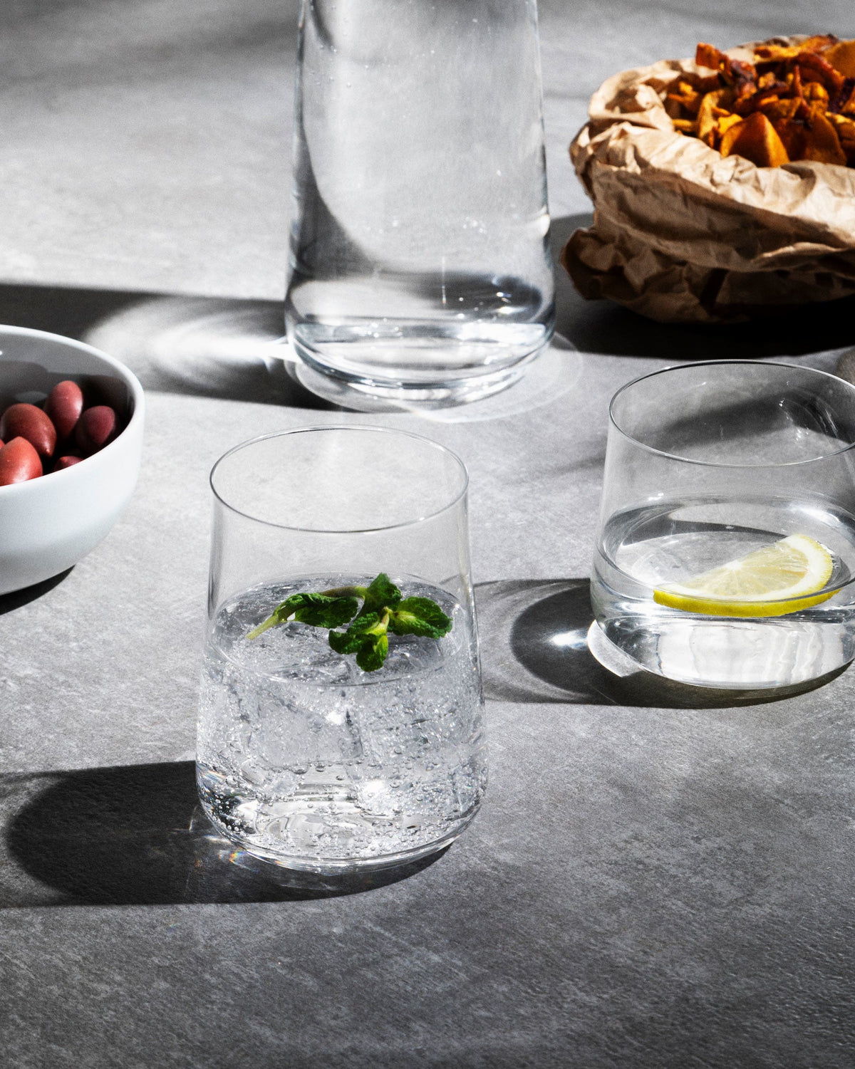 Eugenia: Long drink glass 4 pieces by Naoto Fukasawa | ALESSI