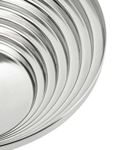 Maya: Round Basket in Steel By Giulio Confalonieri | ALESSI