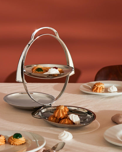 Anna Gong: Folding cake stand By Alessandro Mendini | ALESSI