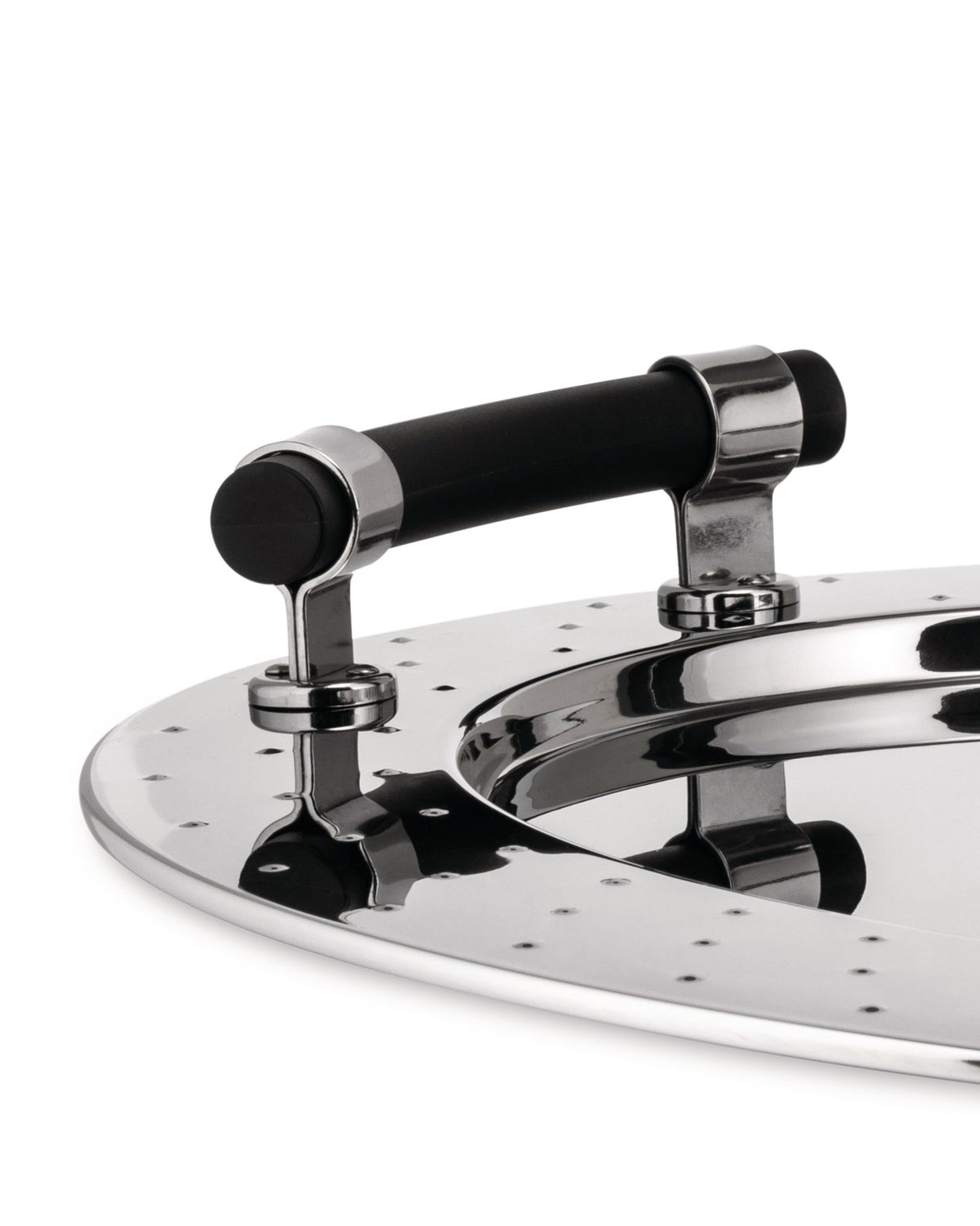 MG09: Oval tray with handles By Michael Graves | ALESSI