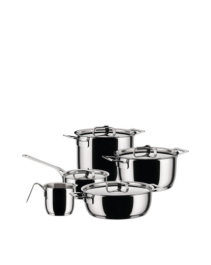 Pots&Pans Pots And Pans Set 9 Pieces By Jasper Morrison | ALESSI