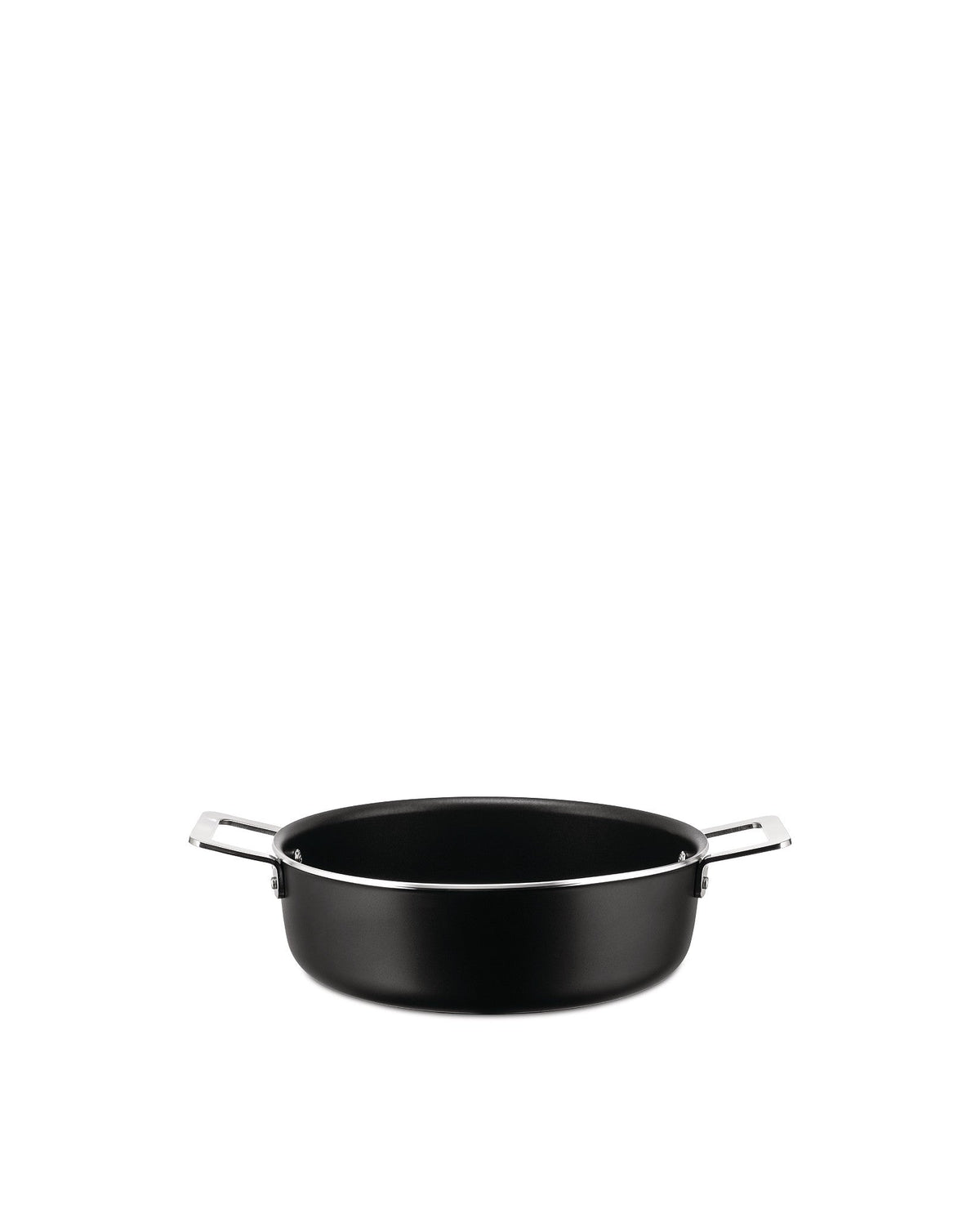 Pots&Pans Low Casserole With Two Handles In Aluminium | ALESSI