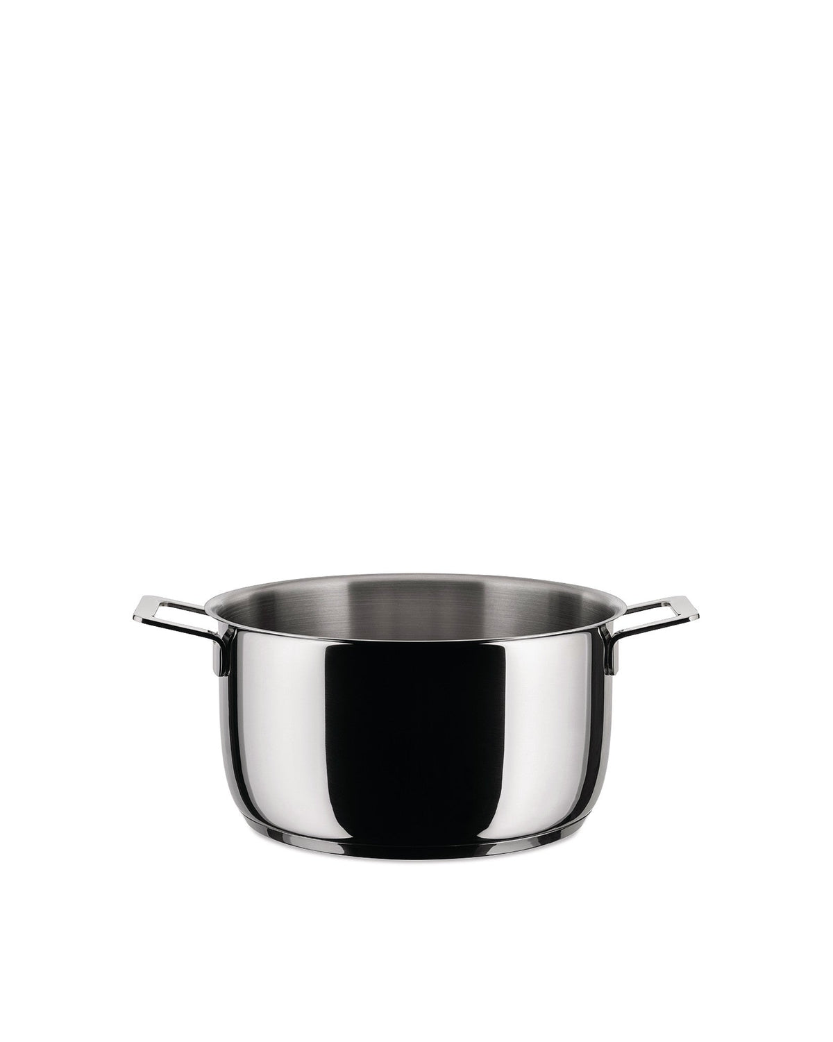 Pots&Pans Casserole With Two Handles Stainless Steel | ALESSI