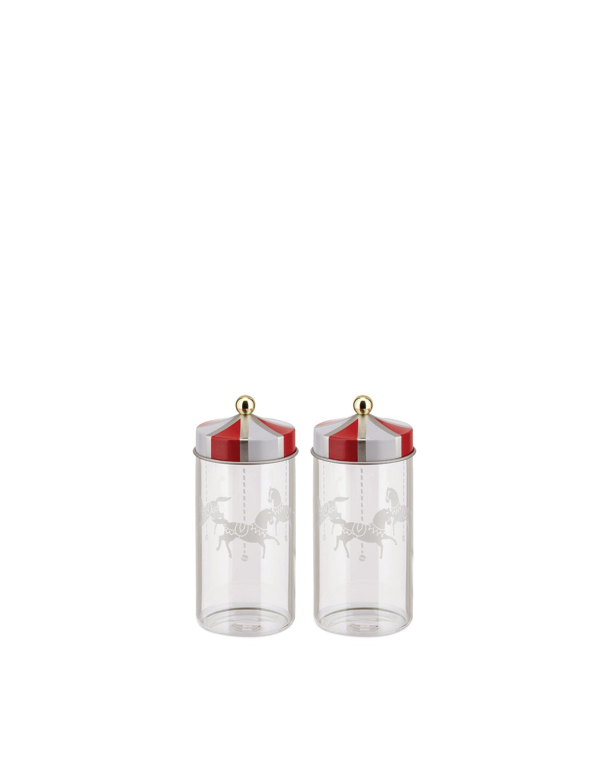 Circus Set Of 2 Spice Jars | ALESSI
