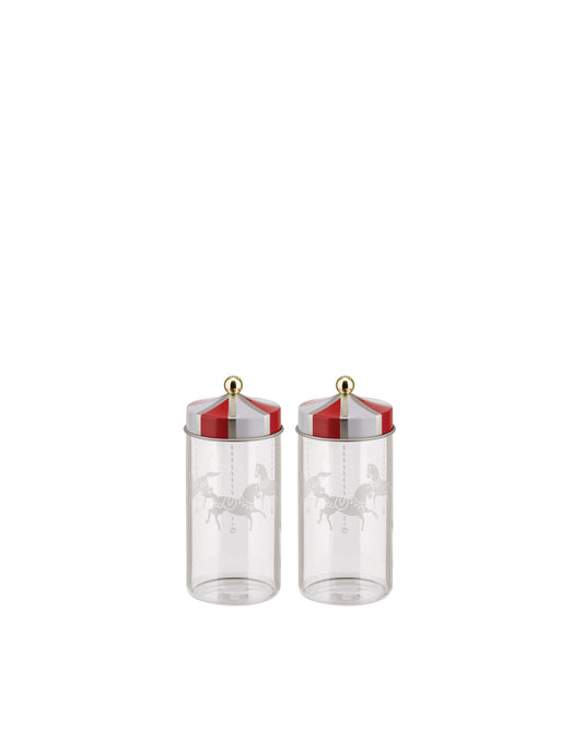 Circus Set Of 2 Spice Jars | ALESSI