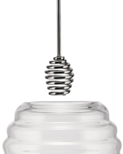 Honey pot: Honey jar with dipper By Theo Williams & CSA | ALESSI