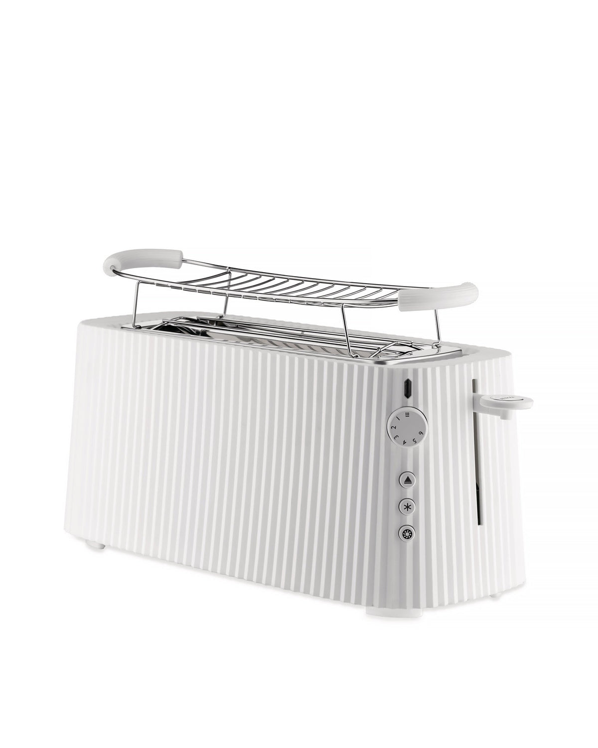 Plissé Long Double Compartment Toaster - European Plug | ALESSI