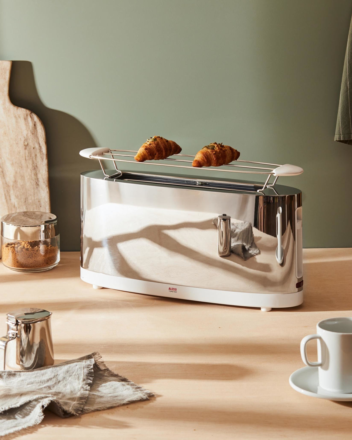 SG68 Toaster With Bun Warmer | ALESSI