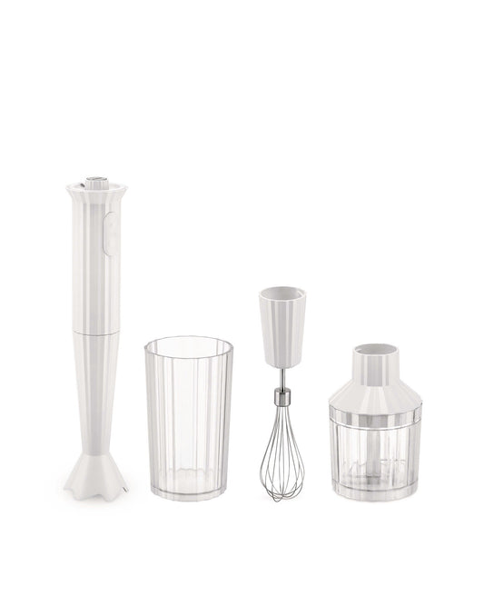 Plissé Hand Blender Set - European Plug By Michele De Lucchi | ALESSI