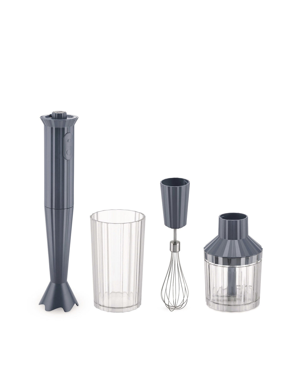 Plissé Hand Blender Set - European Plug By Michele De Lucchi | ALESSI