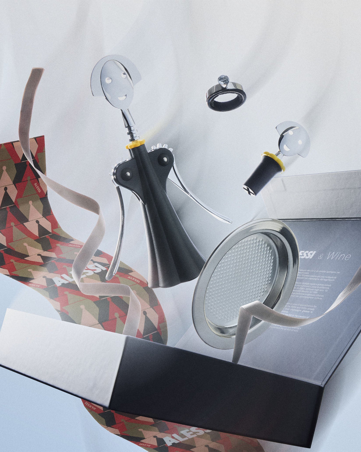 Alessi & Wine: Set composed of "Anna G" corkscrew by AA.VV. | ALESSI