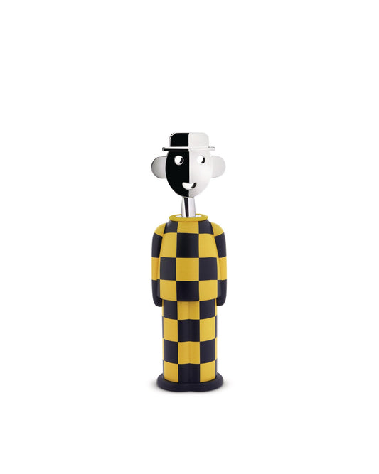Giallo e Nero: black and yellow Corkscrew by Mendini | ALESSI