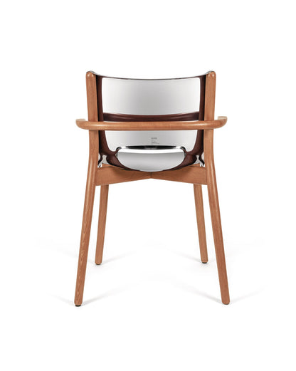 Poêle Collection - Monoshell chair with armrests | ALESSI