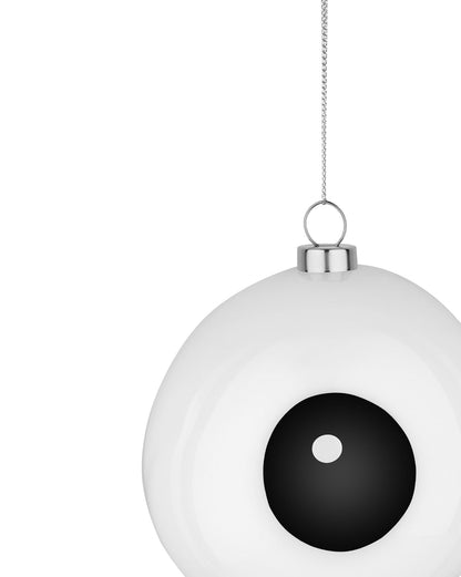 Carol: Set of 2 blown glass Christmas baubles | ALESSI