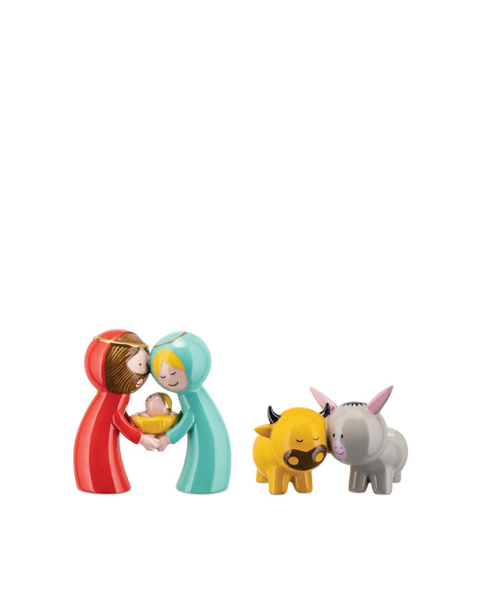 Happy Eternity Baby Set of 2 Christmas figurines | ALESSI