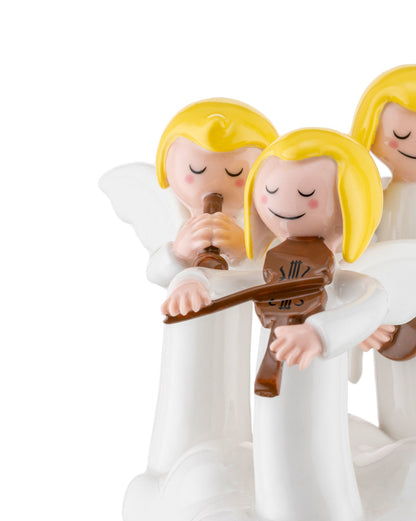 Do, Re, Mi Christmas Figurine in Porcelain Hand decorated | ALESSI